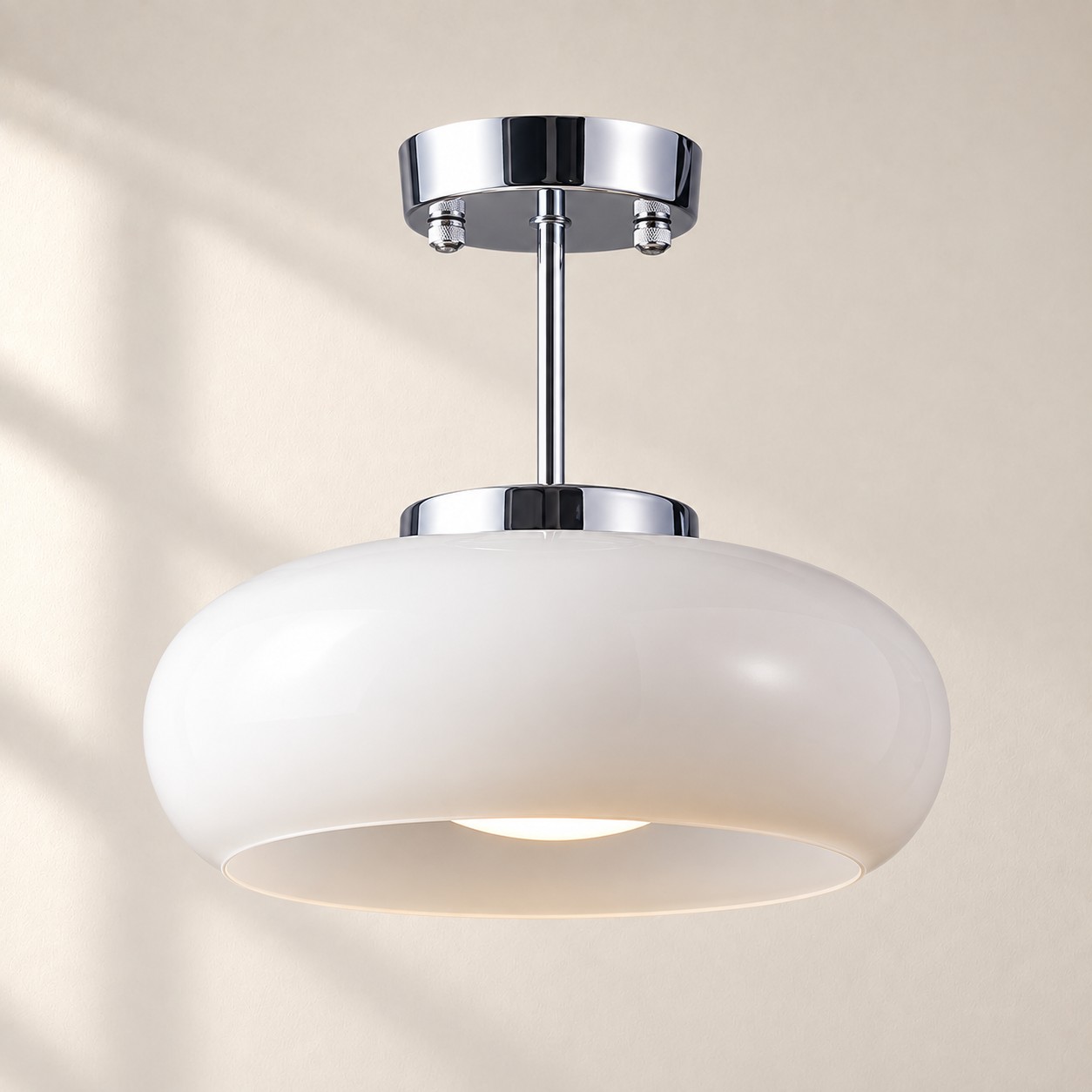 Bauvia Chrome + White finish, 28 cm / 11&Prime; &middot; Style A