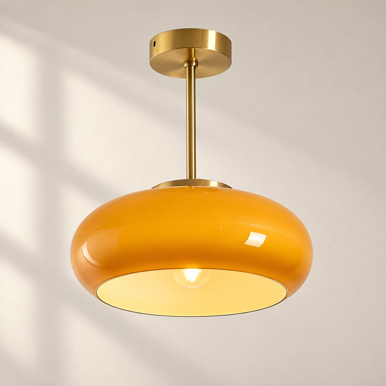 Bauvia Brass + Orange finish, 28 cm / 11&Prime; &middot; Style A
