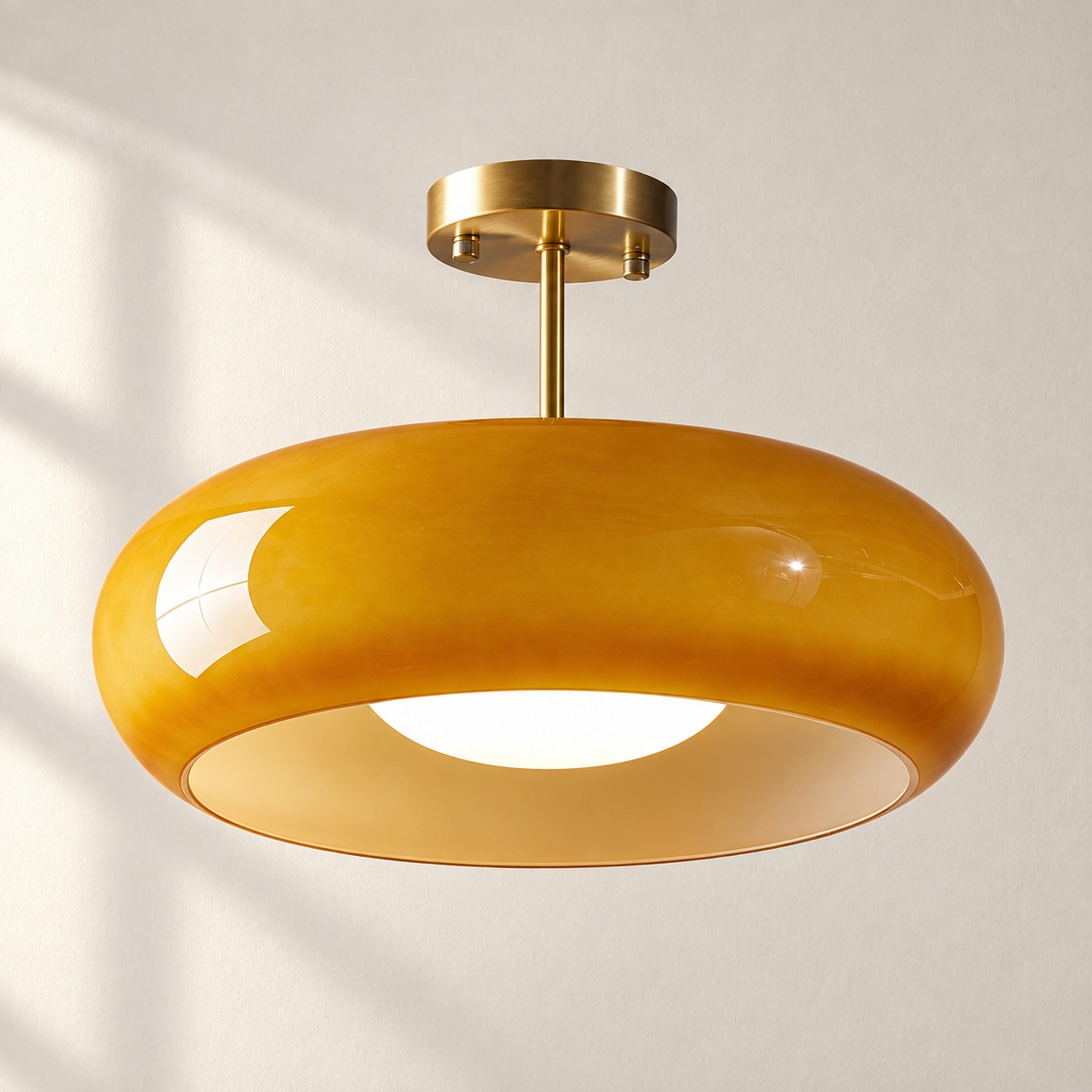 Bauvia Brass + Orange finish, 40 cm / 15.7&Prime; &middot; Style A