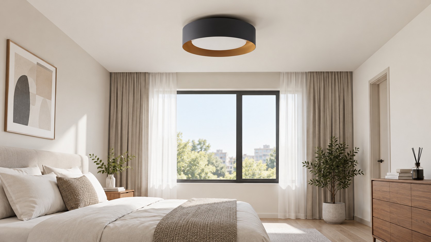 Luce del tamburo rotondo spenta