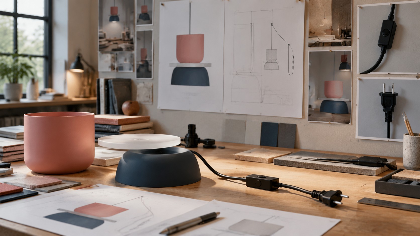 Inspirace pro design přívěsku Macri a barevná paleta