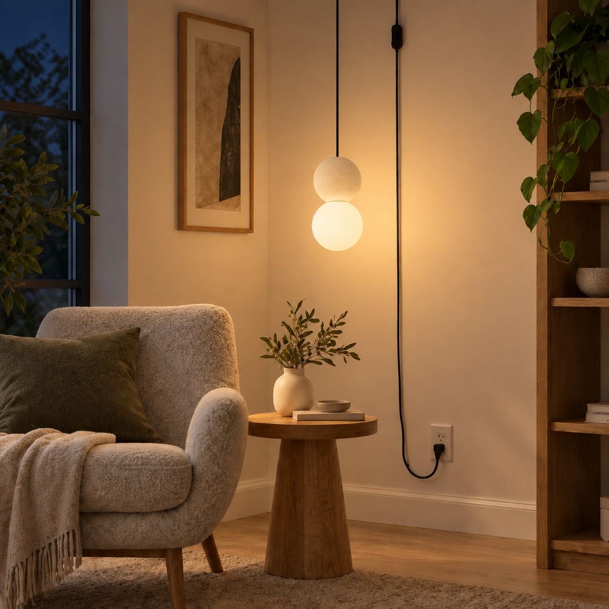 Grey Finish - Lights On