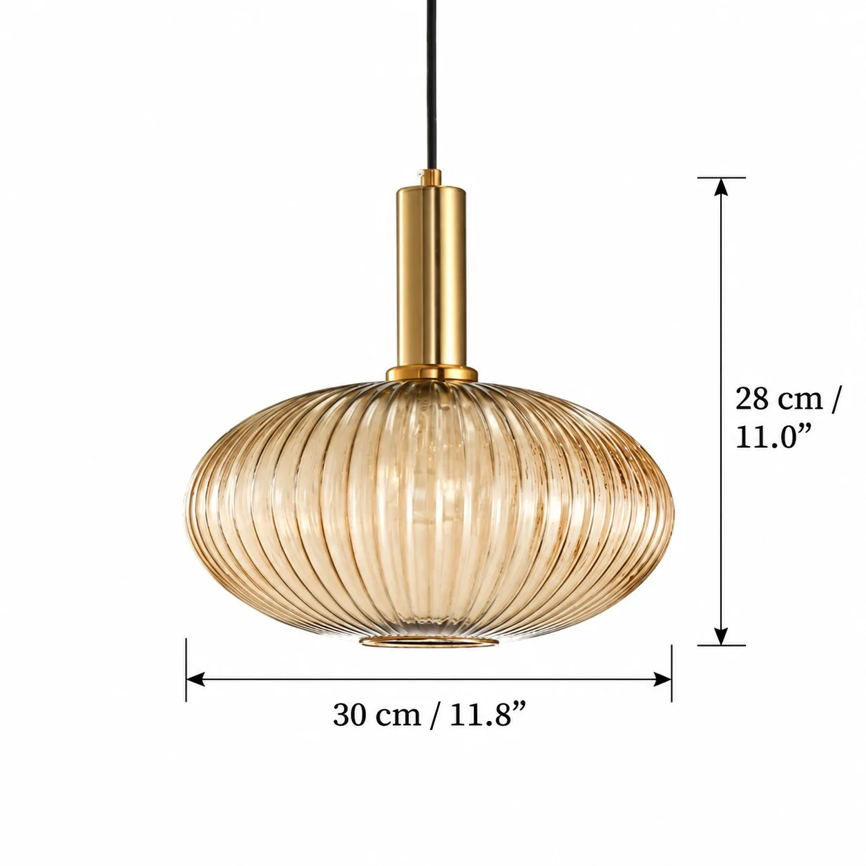 Model C pendant light dimensions