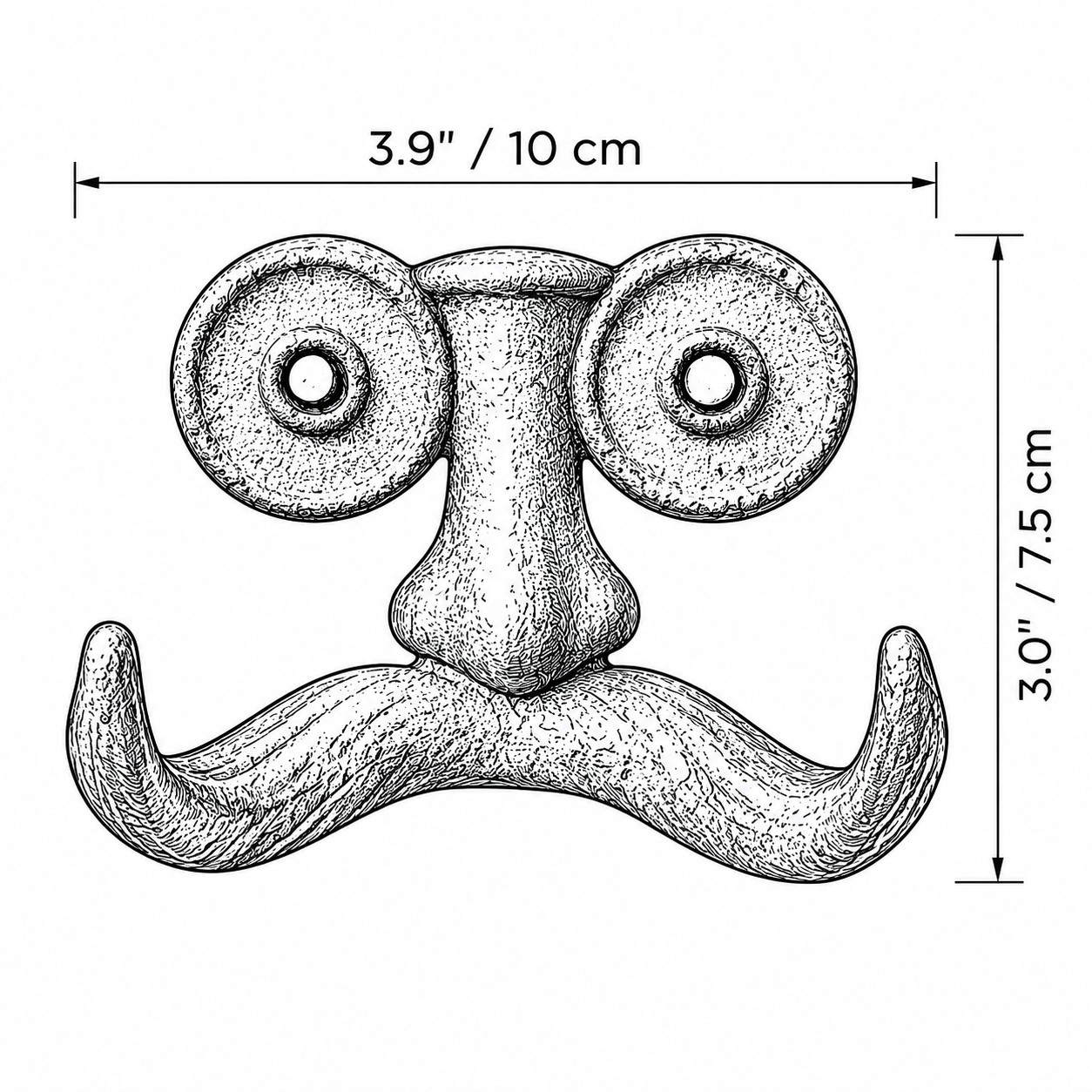 Schéma de la moustache